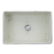 Nantucket Sinks 30-Inch Farmhouse Fireclay Sink with Shabby Straw Finish FCFS3020S-ShabbyStraw - view 3