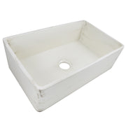 Nantucket Sinks 30-Inch Farmhouse Fireclay Sink with Shabby Straw Finish FCFS3020S-ShabbyStraw - view 5