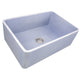 Nantucket Sinks 30-Inch Farmhouse Fireclay Sink with Shabby Sugar Finish FCFS3020S-ShabbySugar