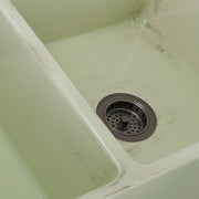 Nantucket Sinks Double Bowl Farmhouse Fireclay Sink with Shabby Green Finish FCFS3318D-ShabbyGreen - view 4
