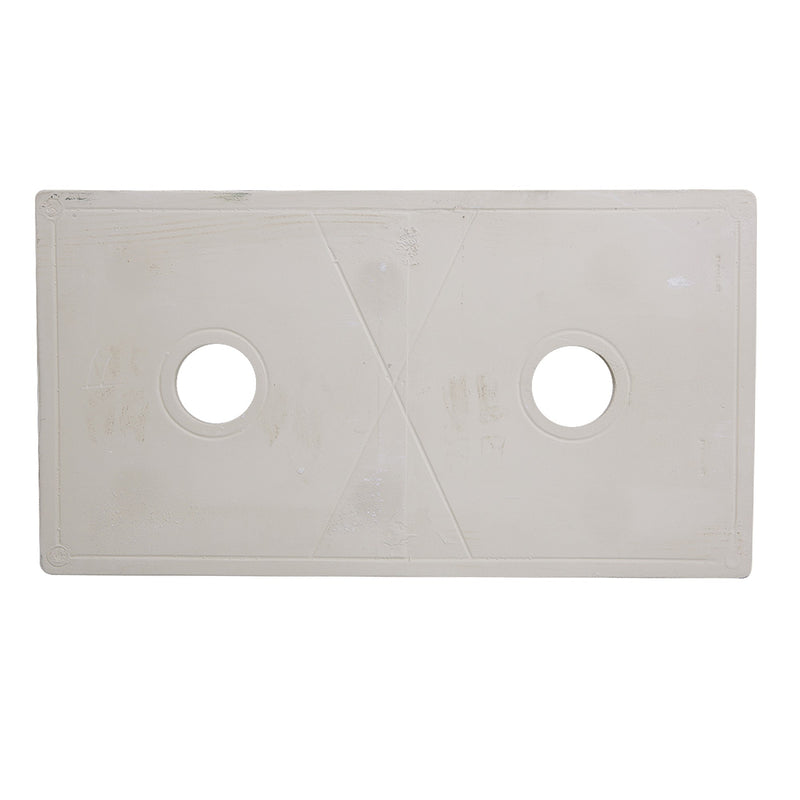 Nantucket Sinks Double Bowl Farmhouse Fireclay Sink with Shabby Straw Finish FCFS3318D-ShabbyStraw - view 5