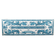 Nantucket Sinks 33-Inch Farmhouse Fireclay Sink with Nantucket Scroll Work Apron Front FCFS3320S-BluMare - view 3