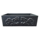 Nantucket Sinks 33-Inch Farmhouse Fireclay Sink with Filigree Apron - Matte Black FCFS3320S-FiligreeMBL