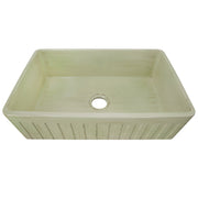 Nantucket Sinks 33-Inch Farmhouse Fireclay Sink with Shabby Green Finish FCFS3320S-ShabbyGreen - view 6