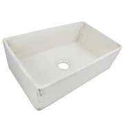 Nantucket Sinks 33-Inch Farmhouse Fireclay Sink with Shabby Straw Finish FCFS3320S-ShabbyStraw - view 5