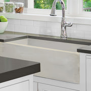 Nantucket Sinks 33-Inch Farmhouse Fireclay Sink with Shabby Straw Finish FCFS3320S-ShabbyStraw - view 7