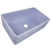 Nantucket Sinks 33-Inch Farmhouse Fireclay Sink with Shabby Sugar Finish FCFS3320S-ShabbySugar - view 6