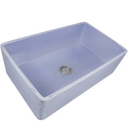 Nantucket Sinks 33-Inch Farmhouse Fireclay Sink with Shabby Sugar Finish FCFS3320S-ShabbySugar