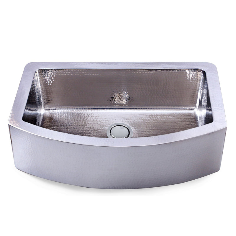 Nantucket Sinks FSSH3322 - 33 Inch Hammered Farmhouse Stainless Steel Sink - view 3