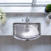 Nantucket Sinks FSSH3322 - 33 Inch Hammered Farmhouse Stainless Steel Sink - view 8