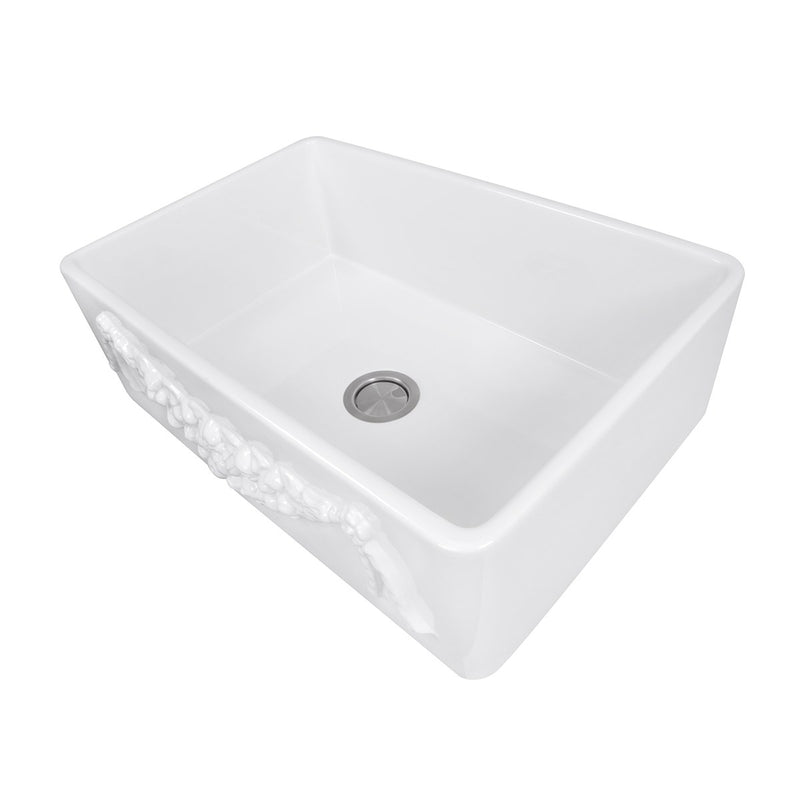 Nantucket Sinks 30.25 Inch Italian Farmhouse Fireclay Sink Garland-30W - view 4