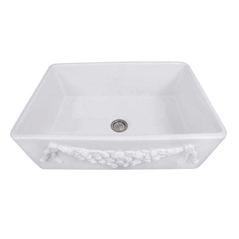 Nantucket Sinks 30.25 Inch Italian Farmhouse Fireclay Sink Garland-30W - view 5
