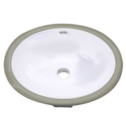 Nantucket Sinks Glazed Bottom 13 Inch X 10 Inch Undermount Ceramic Sink In White GB-13x10-W - view 3