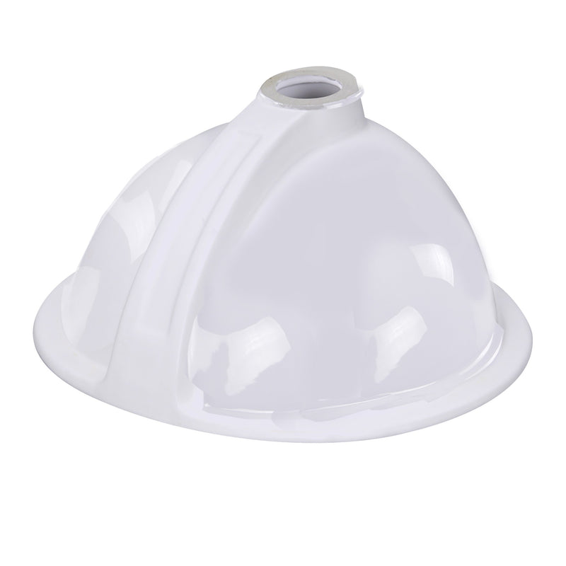 Nantucket Sinks Glazed Bottom 13 Inch X 10 Inch Undermount Ceramic Sink In White GB-13x10-W - view 4