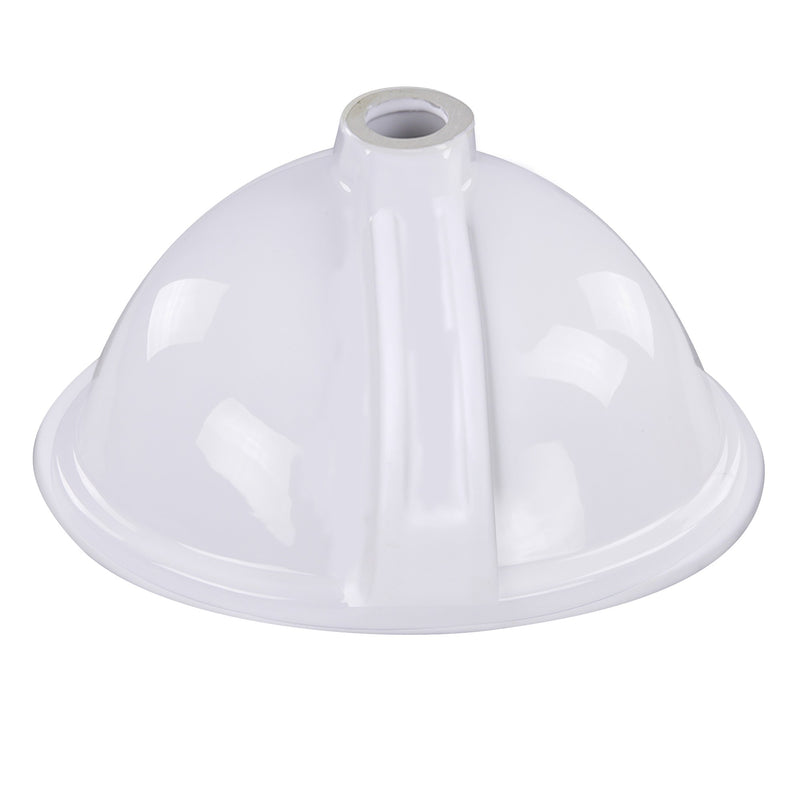 Nantucket Sinks Glazed Bottom 13 Inch X 10 Inch Undermount Ceramic Sink In White GB-13x10-W - view 5