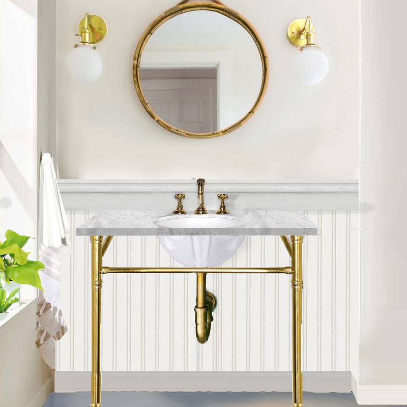 Nantucket Sinks Glazed Bottom 13 Inch X 10 Inch Undermount Ceramic Sink In White GB-13x10-W - view 6