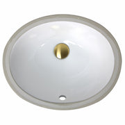 Nantucket Sinks Glazed Bottom 13 Inch X 10 Inch Undermount Ceramic Sink In White GB-13x10-W