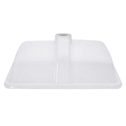 Nantucket Sinks 17 Inch x 13 Inch Glazed Bottom Undermount GB-17x13-W Rectangle Ceramic Sink In White - view 5