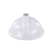 Nantucket Sinks 17 Inch x 14 Inch Glazed Bottom Undermount GB-17x17-W Oval Ceramic Sink In White GB-17x14-W - view 2