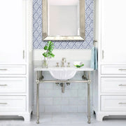 Nantucket Sinks 17 Inch x 14 Inch Glazed Bottom Undermount GB-17x17-W Oval Ceramic Sink In White GB-17x14-W - view 7