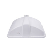 Nantucket Sinks 18 Inch x 12 Inch Glazed Bottom Undermount GB-18x12-W Rectangle Ceramic Sink In White - view 4