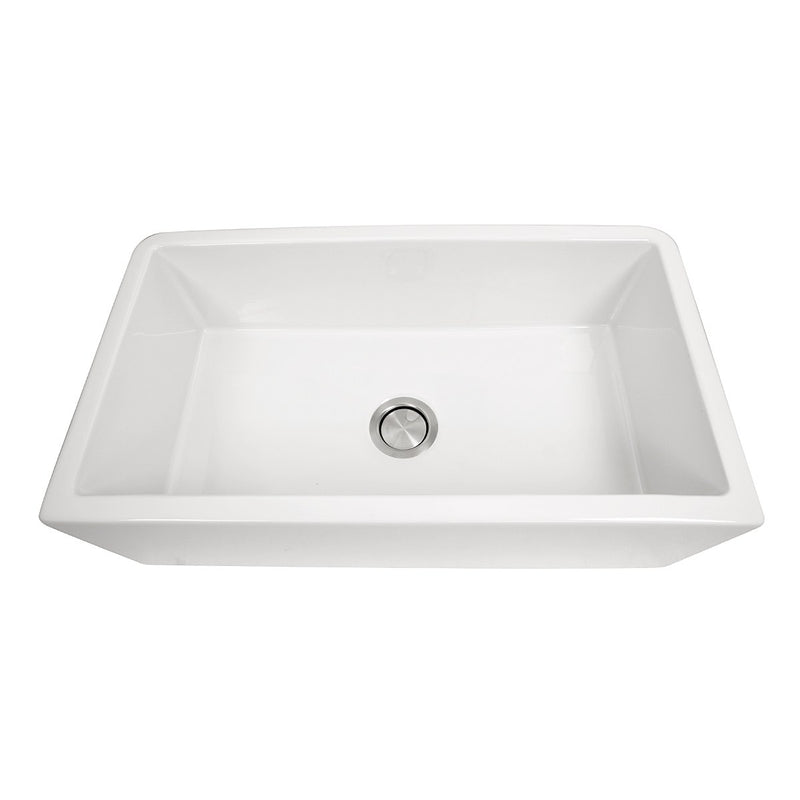 Nantucket Sinks 33 Inch Italian Farmhouse Fireclay Sink Harwich-33 - view 4
