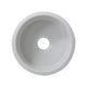 Nantucket Sinks 18 inch Fireclay Round Bar-Prep Sink - White Hyannis-18
