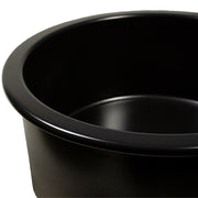 Nantucket Sinks 18 inch Fireclay Round Bar-Prep Sink - Matte Black Hyannis-18MB - view 5