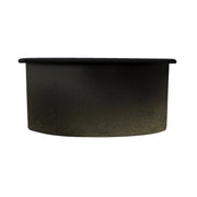 Nantucket Sinks 18 inch Fireclay Round Bar-Prep Sink - Matte Black Hyannis-18MB - view 6
