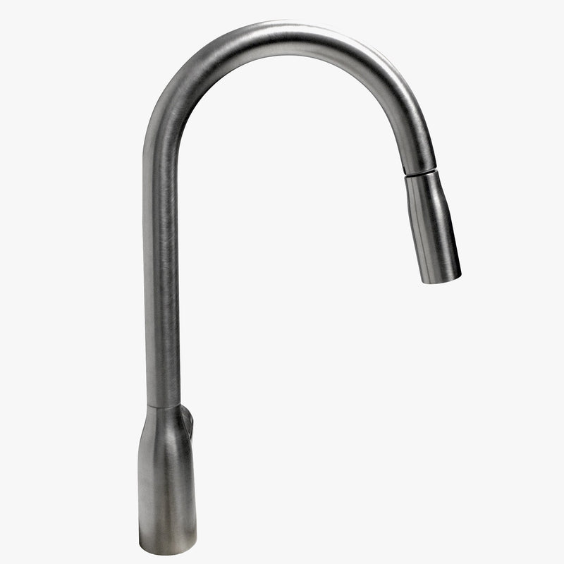 Nantucket Sinks KFPD16BRS Pull-Down Faucet with Contemporary Styling - view 4