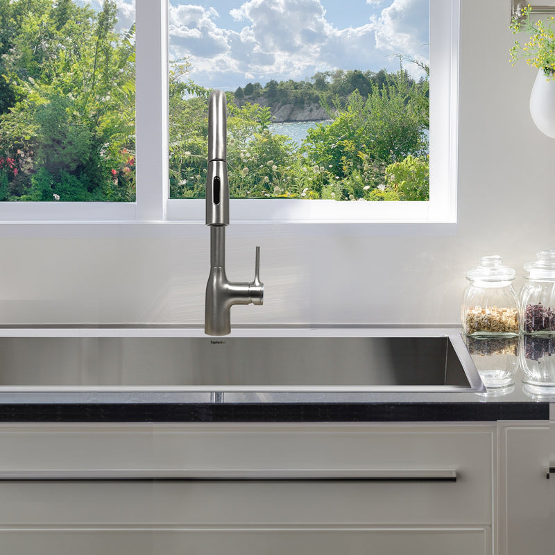 Nantucket Sinks KFPD16BRS Pull-Down Faucet with Contemporary Styling - view 7