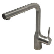 Nantucket Sinks KFPO12BRS Single Handle Brushed Stainless Steel Faucet with Modern Minimalist Styling - view 2