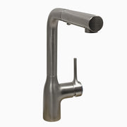 Nantucket Sinks KFPO12BRS Single Handle Brushed Stainless Steel Faucet with Modern Minimalist Styling - view 4
