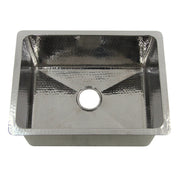 Nantucket Sinks 23 Inch Hammered Stainless Steel Rectangle Kitchen/Laundry Sink KSSH2318-9 - view 3