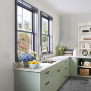 Nantucket Sinks 23 Inch Hammered Stainless Steel Rectangle Kitchen/Laundry Sink KSSH2318-9 - view 6