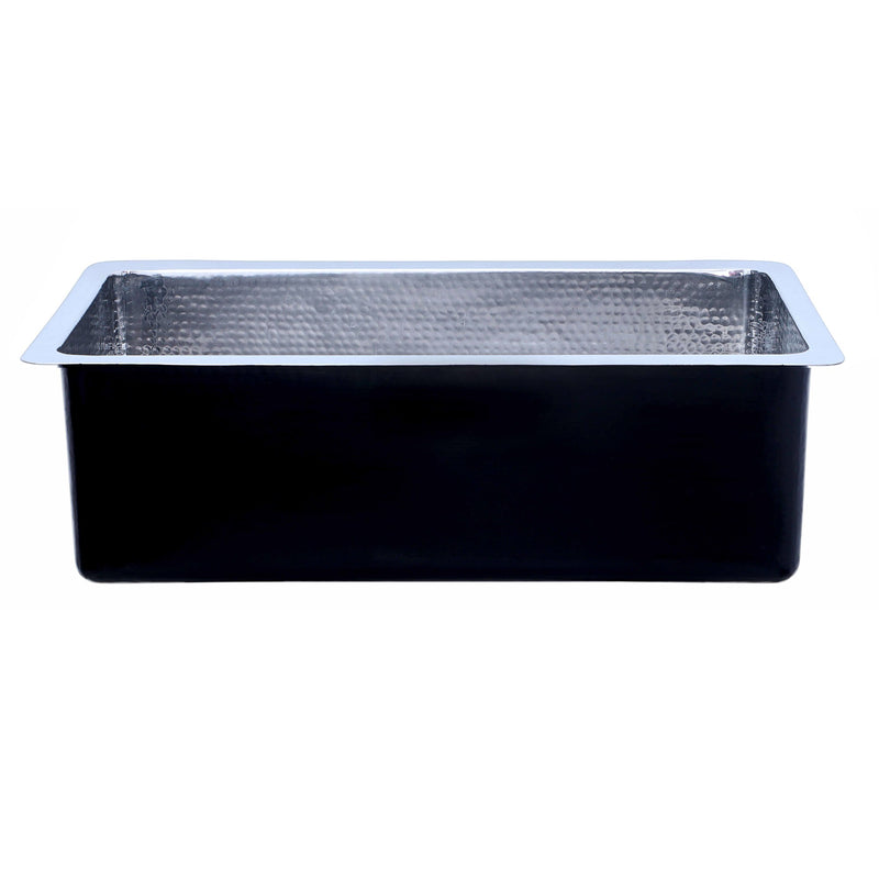 Nantucket Sinks 32 Inch Hammered Dualmount Stainless Steel Sink KSSH3219-10 - view 3