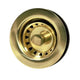Nantucket Sinks 2.75 inch Junior Duo Bar Sink Drain In Unlacquered Brass NS-403ULB