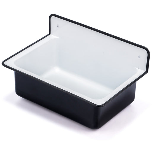 Nantucket Sinks 20-inch Wallmount Bucket Sink No Overflow - Black NS-ACBS20-BLKW - view 2