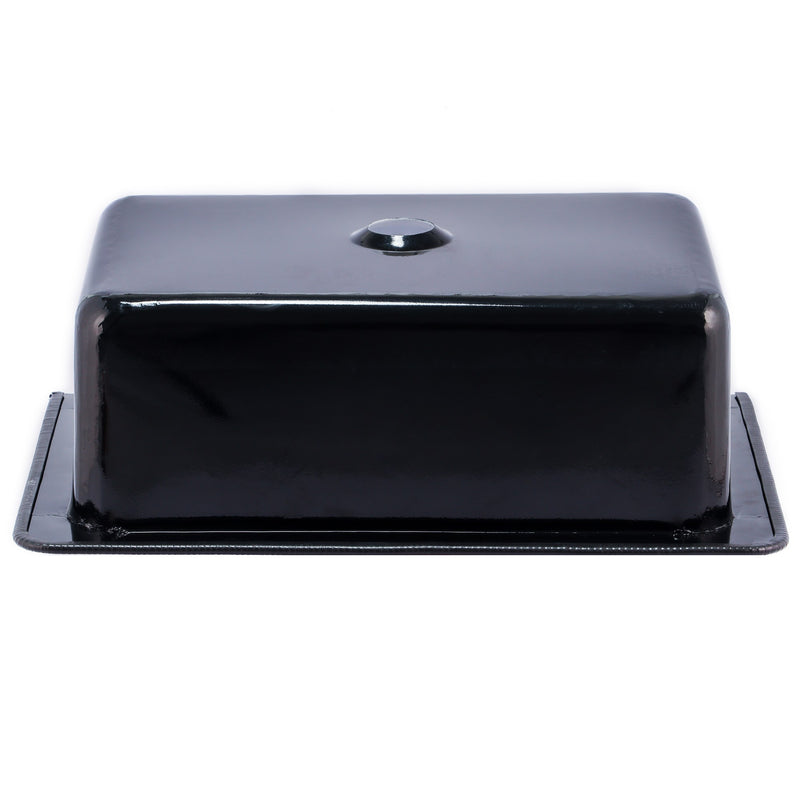 Nantucket Sinks 20-inch Wallmount Bucket Sink No Overflow - Black NS-ACBS20-BLKW - view 5