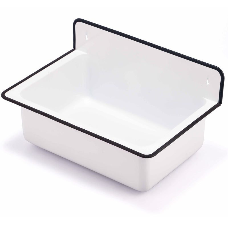 Nantucket Sinks 20-inch Wallmount Bucket Sink No Overflow - White NS-ACBS20-WW - view 2