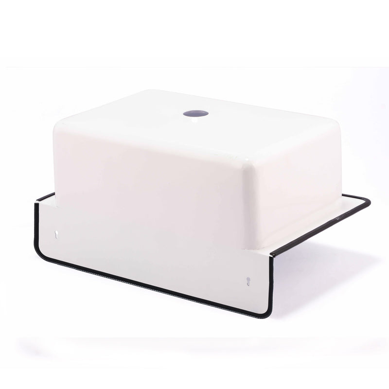 Nantucket Sinks 20-inch Wallmount Bucket Sink No Overflow - White NS-ACBS20-WW - view 4