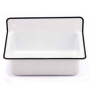 Nantucket Sinks 20-inch Wallmount Bucket Sink No Overflow - White NS-ACBS20-WW