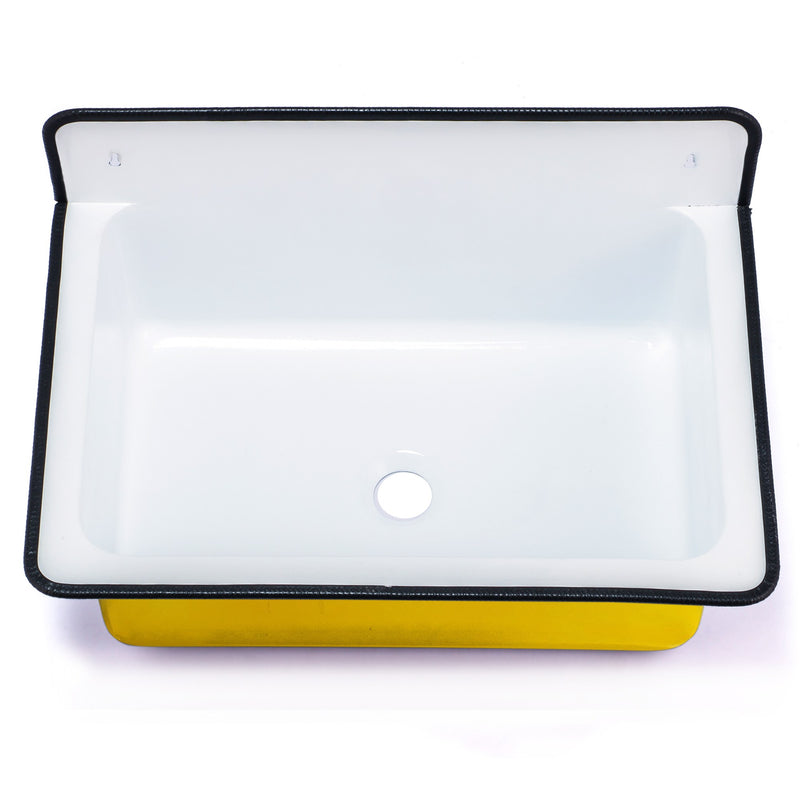 Nantucket Sinks 20-inch Wallmount Bucket Sink No Overflow - Yellow NS-ACBS20-YLWW - view 3