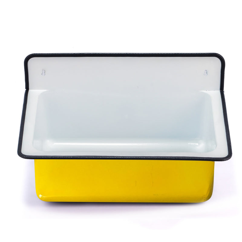 Nantucket Sinks 20-inch Wallmount Bucket Sink No Overflow - Yellow NS-ACBS20-YLWW