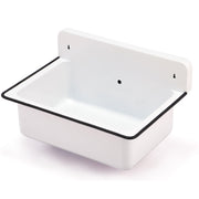 Nantucket Sinks 20-inch Wallmount Bucket Sink With Overflow - White NS-ACBS20OF-WW - view 2