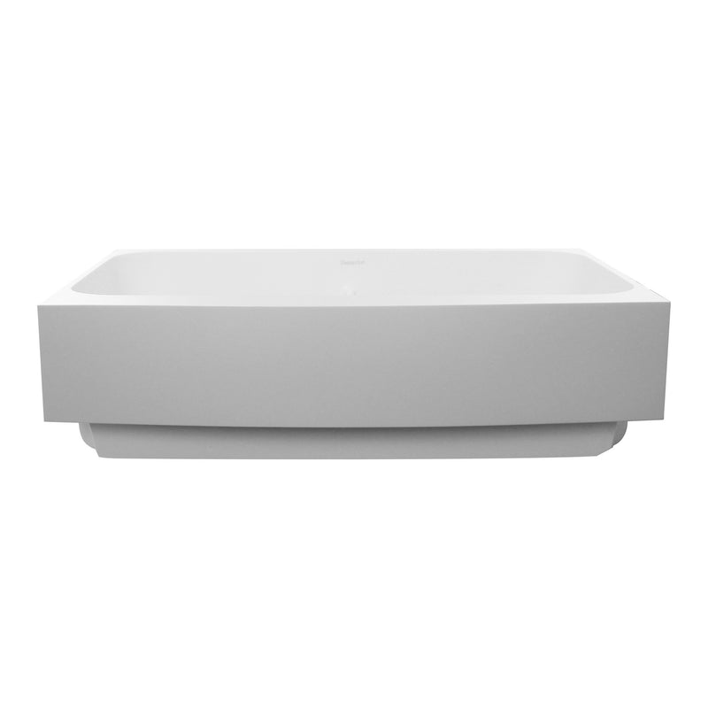 Nantucket Sinks Retrofit Glacierstone Double Bowl EZApron Kitchen Sink NS-GSEZA32D - view 3