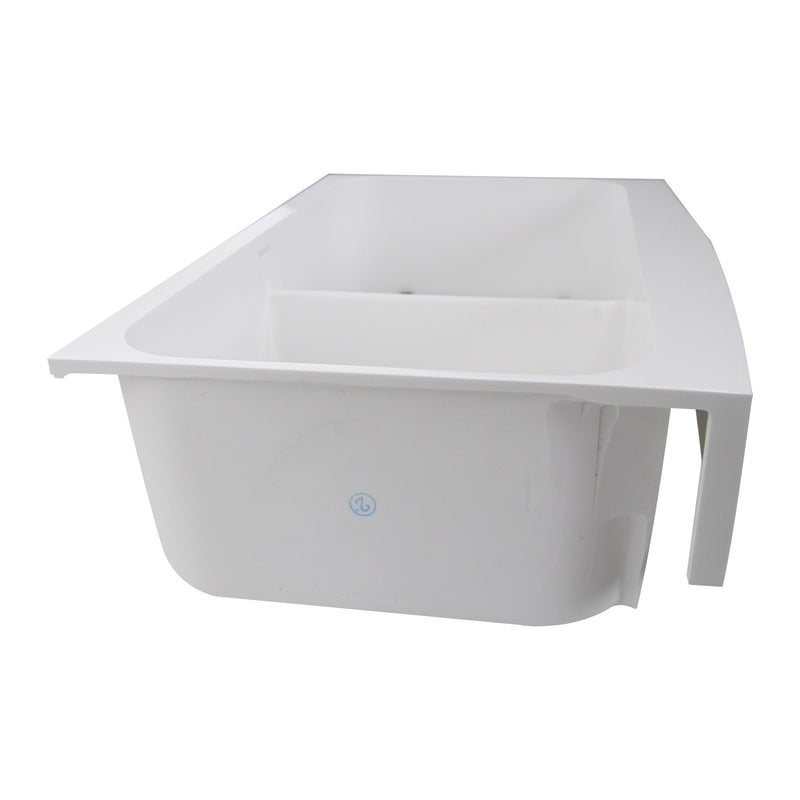 Nantucket Sinks Retrofit Glacierstone Double Bowl EZApron Kitchen Sink NS-GSEZA32D - view 6