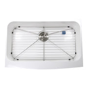 Nantucket Sinks Retrofit Glacierstone Single Bowl EZApron Kitchen Sink NS-GSEZA32S - view 2