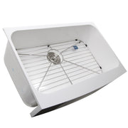 Nantucket Sinks Retrofit Glacierstone Single Bowl EZApron Kitchen Sink NS-GSEZA32S - view 3