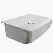 Nantucket Sinks Retrofit Glacierstone Single Bowl EZApron Kitchen Sink NS-GSEZA32S - view 4
